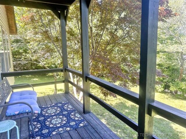 3293 W Southern Ave, Hulbert, OK 74441 - view of sunroom / solarium