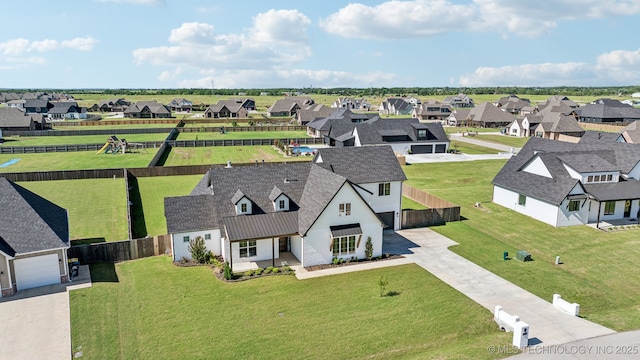 123 E 168th St, Glenpool, OK 74033 - aerial perspective of suburban area