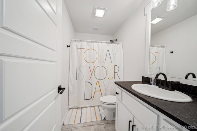 123 S 168th St, Glenpool, OK 74033 - full bathroom with marble finish flooring, vanity, and curtained shower