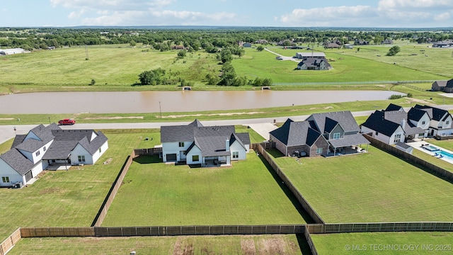 123 S 168th St, Glenpool, OK 74033 - drone / aerial view of a nearby body of water