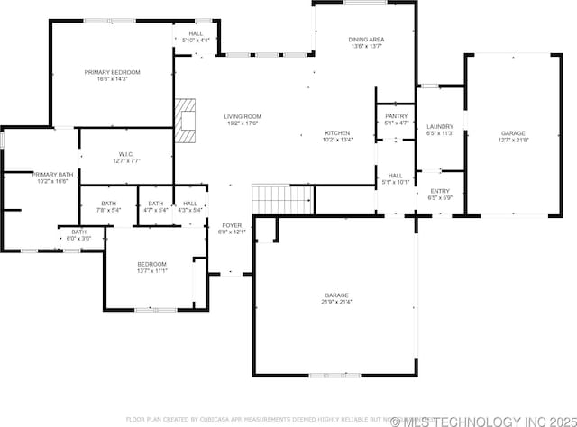 123 E 168th St, Glenpool, OK 74033 - room layout