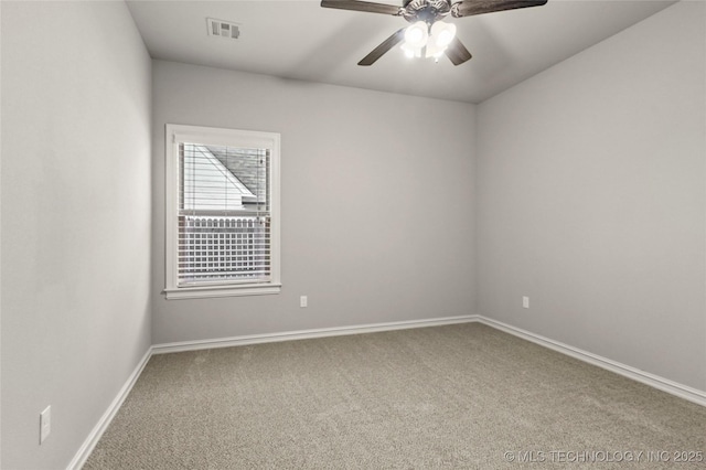 2236 W Charlotte St, Broken Arrow, OK 74011 - carpeted spare room with ceiling fan and baseboards