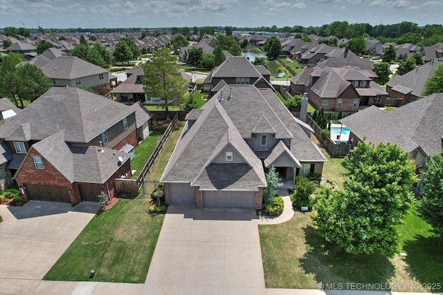 12643 S 67th E Ave, Bixby, OK 74070 - aerial view of residential area