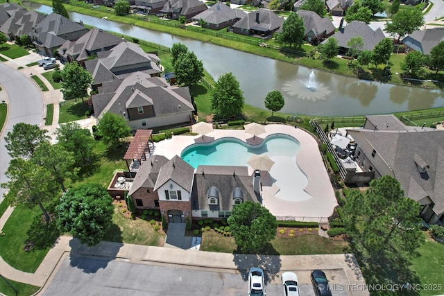 12643 S 67th E Ave, Bixby, OK 74070 - view of property location featuring a large body of water, nearby suburban area, and a pool