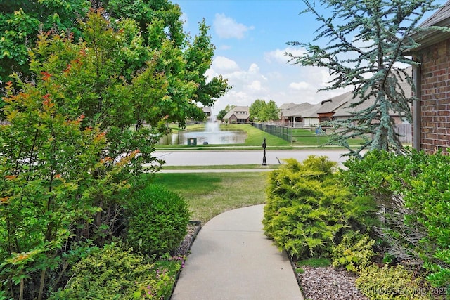 12643 S 67th E Ave, Bixby, OK 74070 - view of property's community featuring a water view and a yard