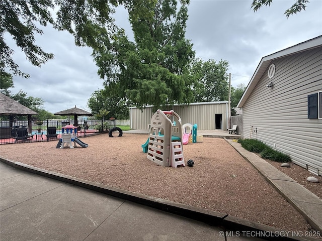 1732 N Little, Cushing, OK 74023 - community play area with a gazebo