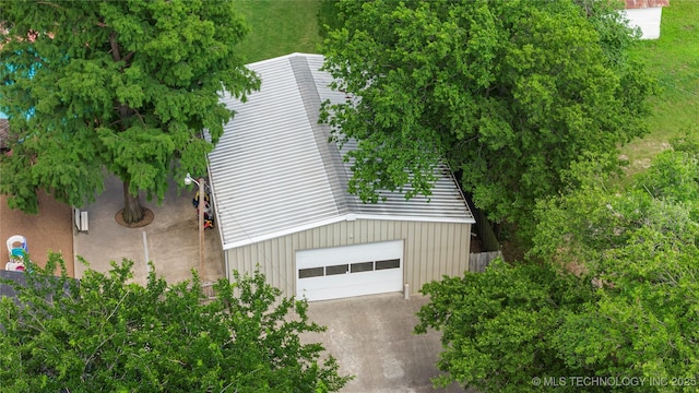 1732 N Little, Cushing, OK 74023 - view from above of property