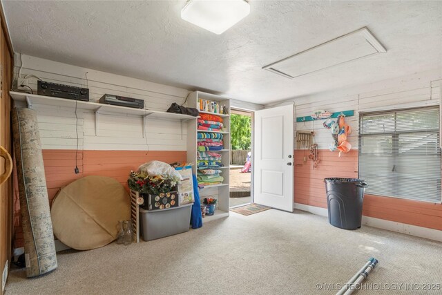 1732 N Little, Cushing, OK 74023 - garage featuring wood walls