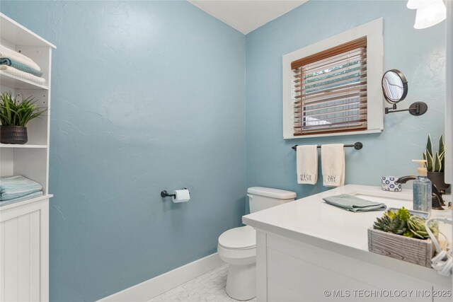 1732 N Little, Cushing, OK 74023 - half bath featuring toilet and vanity