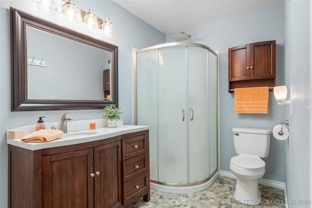 1732 N Little, Cushing, OK 74023 - bathroom with a stall shower and vanity