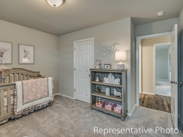 8500 E Queens St, Broken Arrow, OK 74014 - carpeted bedroom with baseboards
