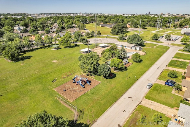 9429 E 36th St, Tulsa, OK 74145 - aerial view of a park