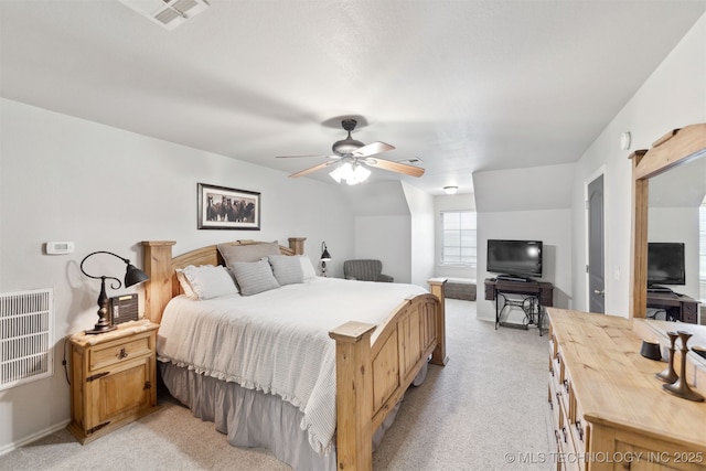 5720 E 144th St N, Collinsville, OK 74021 - bedroom featuring light colored carpet, ceiling fan, and baseboards