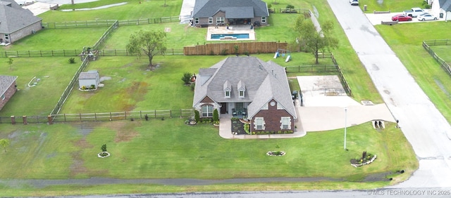 5720 E 144th St N, Collinsville, OK 74021 - view from above of property