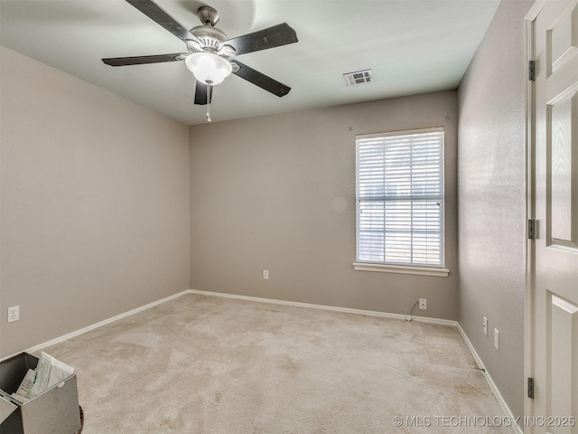4708 W Indianola St, Broken Arrow, OK 74012 - spare room featuring carpet flooring, ceiling fan, and baseboards