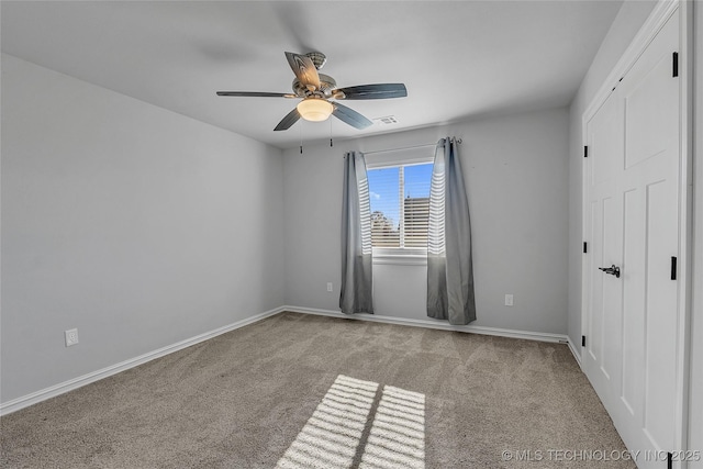 4922 S 81st W Ave, Tulsa, OK 74107 - carpeted spare room featuring ceiling fan and baseboards