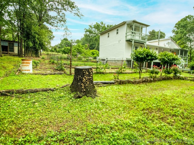 5404 Ranch Rd, Kingston, OK 73439 - view of yard