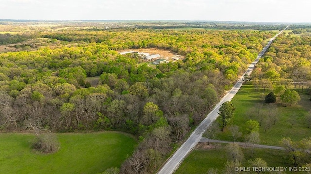 1533 County Road 3480, Ada, OK 74820 - view of property location featuring a heavily wooded area