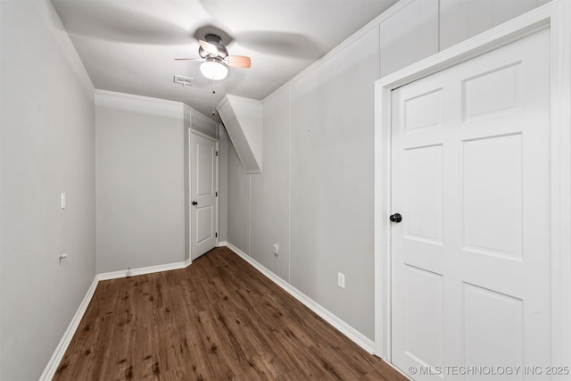 202 NE B St NE, Inola, OK 74036 - bonus room with wood finished floors, baseboards, and ceiling fan