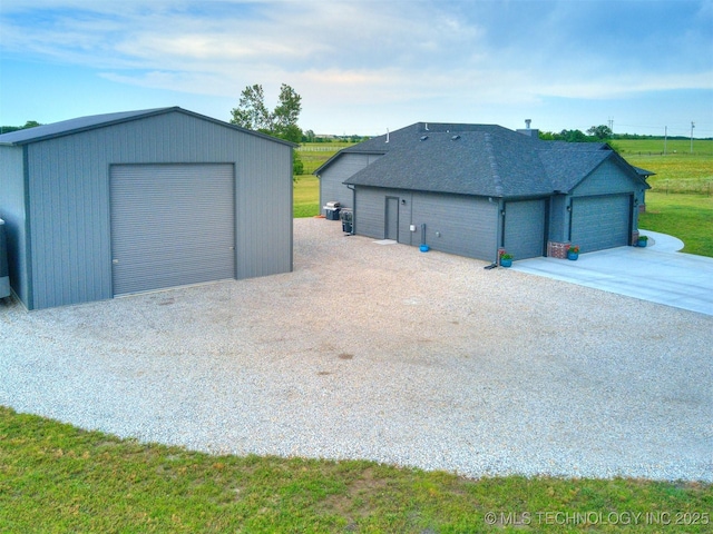 8859 N 50th W Ave, Sperry, OK 74073 - view of detached garage