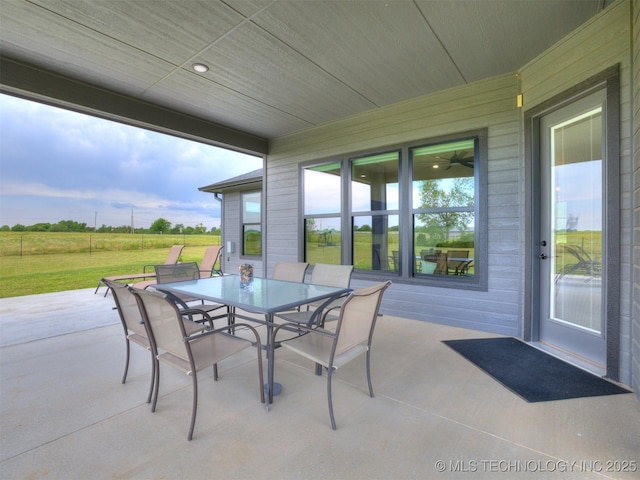 8859 N 50th W Ave, Sperry, OK 74073 - view of patio with outdoor dining space