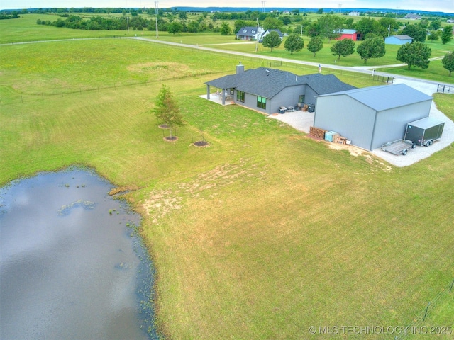 8859 N 50th W Ave, Sperry, OK 74073 - view from above of property with a nearby body of water