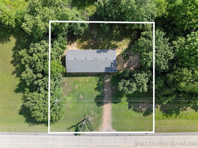 607 E Schley St, Vian, OK 74962 - view of property location with property parcel outlined