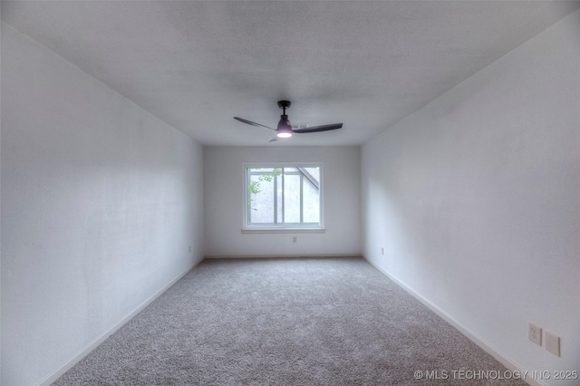 8221 S 74th E Ave, Tulsa, OK 74133 - carpeted spare room with a ceiling fan and baseboards
