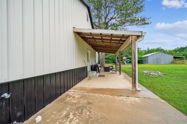 6529 S 159th Ave W, Sapulpa, OK 74066 - view of patio with a playground