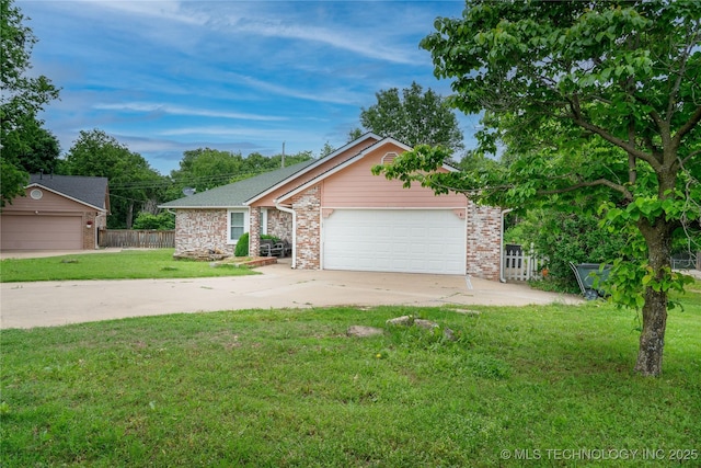 4605 Skylane Dr, Sand Springs, OK 74063 - view of front of property featuring concrete driveway and a garage