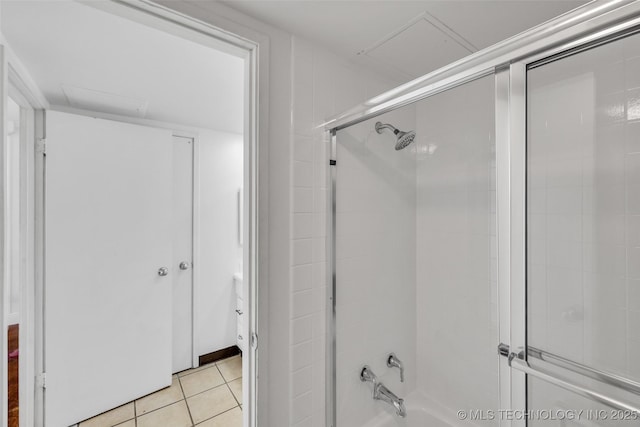410 W 7th St Unit 1122, Tulsa, OK 74119 - full bath with enclosed tub / shower combo and tile patterned flooring