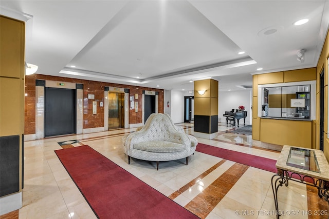 410 W 7th St Unit 1122, Tulsa, OK 74119 - building lobby with recessed lighting
