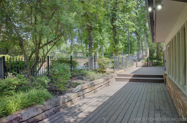 10520 S 69th E Ave, Tulsa, OK 74133 - view of wooden terrace