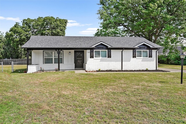 11607 E 24th St, Tulsa, OK 74129 - ranch-style house with brick siding and roof with shingles
