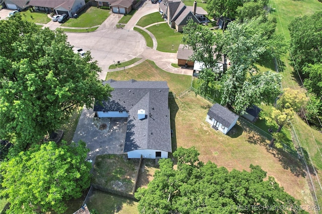 11607 E 24th St, Tulsa, OK 74129 - aerial overview of property's location with nearby suburban area
