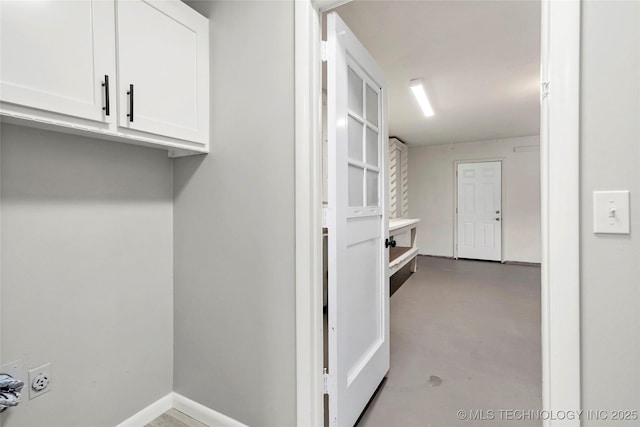 11607 E 24th St, Tulsa, OK 74129 - laundry room featuring cabinet space and hookup for an electric dryer