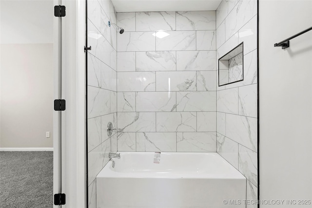 11607 E 24th St, Tulsa, OK 74129 - bathroom with washtub / shower combination