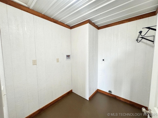15588 N Sunset Valley Rd, Hulbert, OK 74441 - laundry area featuring hookup for a washing machine