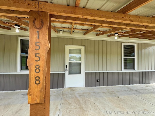 15588 N Sunset Valley Rd, Hulbert, OK 74441 - view of patio