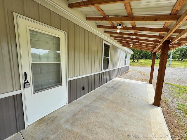 15588 N Sunset Valley Rd, Hulbert, OK 74441 - view of patio