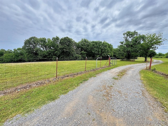 15588 N Sunset Valley Rd, Hulbert, OK 74441 - view of street with a rural view