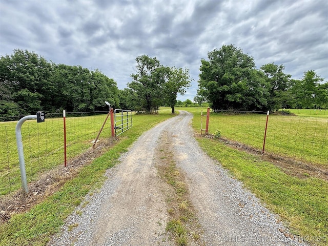 15588 N Sunset Valley Rd, Hulbert, OK 74441 - view of street with a rural view