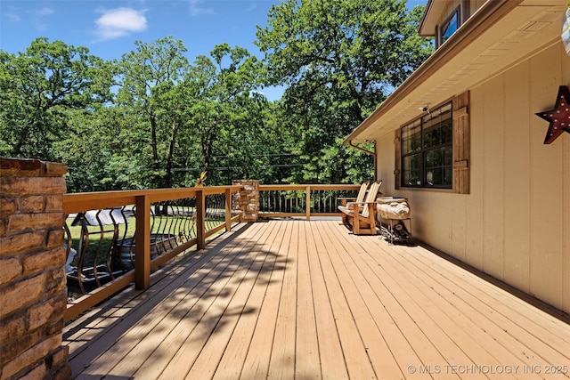 62820 E 312th Rd, Grove, OK 74344 - view of wooden terrace