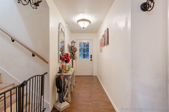 62820 E 312th Rd, Grove, OK 74344 - entryway featuring wood finished floors and baseboards