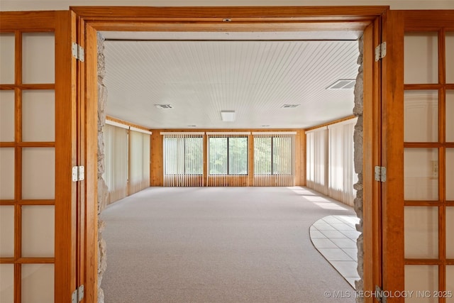 1558 E N Ridge Dr, Vinita, OK 74301 - carpeted spare room featuring french doors