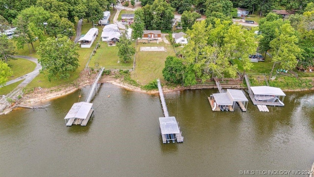 150 Private Road 121, Eucha, OK 74342 - view of property location featuring a large body of water and a tree filled landscape