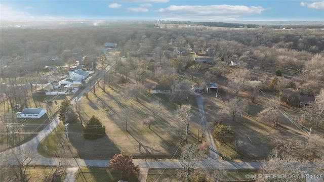 73645 Cyclone Cir, Wagoner, OK 74467 - aerial view of property's location featuring a heavily wooded area