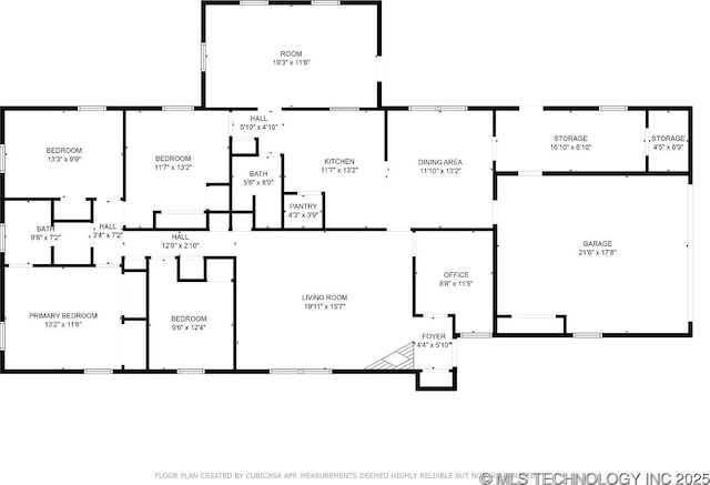 73645 Cyclone Cir, Wagoner, OK 74467 - floor plan / room layout