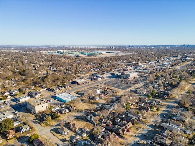 1232 S Gary Pl, Tulsa, OK 74104 - aerial view of property and surrounding area