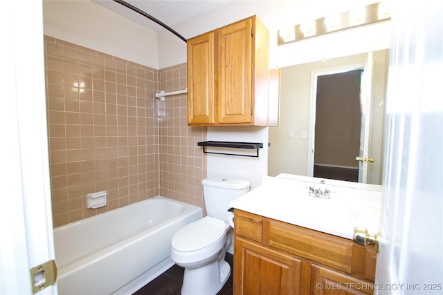 6737 S Peoria Ave Unit C213, Tulsa, OK 74136 - full bath featuring vanity, toilet, and shower / bath combination
